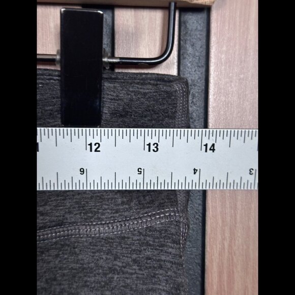 Free People Leggings Small Gray Pull On Intuition Pants Heather Colorblock - Picture 3 of 10